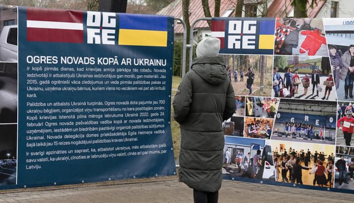 Fotoizstāde "Ogres novads kopā ar Ukrainu"