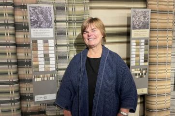 Attēls rakstam: Tekstilmākslinieci Baibu Vaivari darbam iedvesmo apziņa, ka būs interesanti