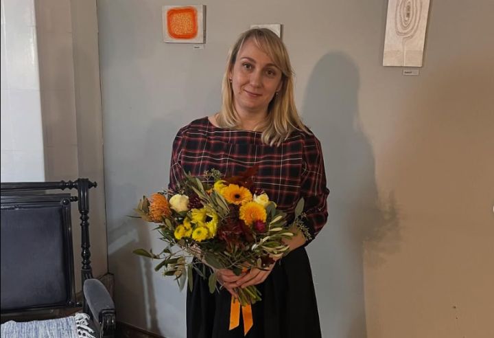 Tikšanās ar rakstnieci Sanitu Strautnieci 