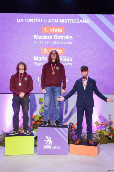 FOTO: Ogrēnieši izcīna 6 medaļas jauno profesionāļu meistarības konkursā "SkillsLatvia 2025"