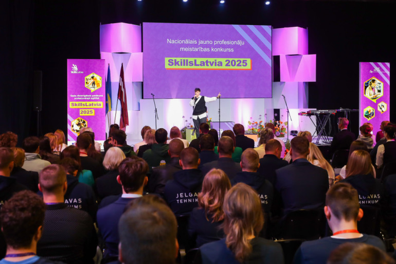 FOTO: Ogrēnieši izcīna 6 medaļas jauno profesionāļu meistarības konkursā "SkillsLatvia 2025"