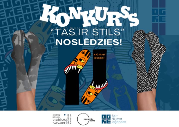 Noslēdzies jauniešu zeķu dizaina konkurss “Tas ir STILS”