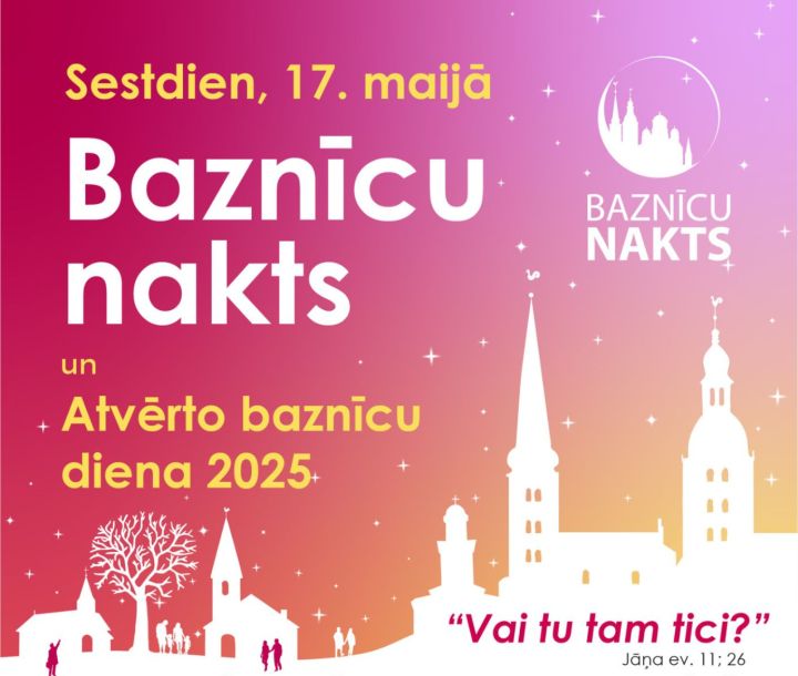 Ogres Trīsvienības baptistu draudze piedalās Vislatvijas projektā “Atvērto baznīcu diena”