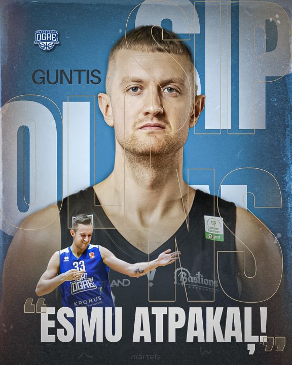 "Ogres" basketbola komandā atgriežas Sīpoliņš