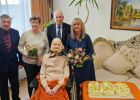 Attēls rakstam: Novadniece Malvīne Asare svin savu 100. dzimšanas dienu