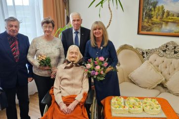 Attēls rakstam: Novadniece Malvīne Asare svin savu 100. dzimšanas dienu