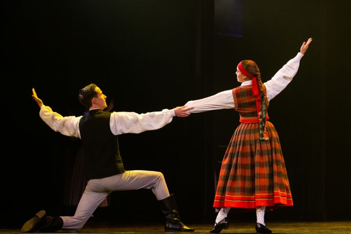 Deju koncerts "Dedziet gaišu uguntiņu, Ziemassvētkus gaidīdami"