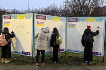 Attēls rakstam: Ogrē pieejama "Dod pieci!" spēka vārdu siena