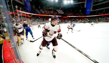 Attēls rakstam: Latvijai Izcils sākums pasaules čempionātā, iegūta uzvara pār Franciju
