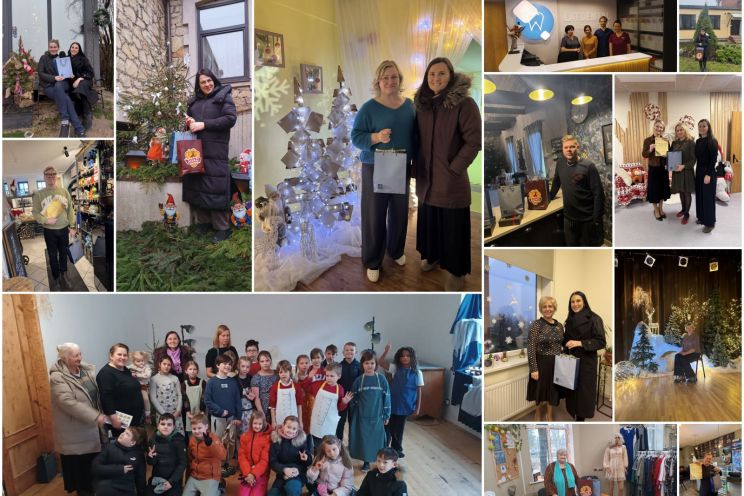 Attēls rakstam: Šogad “Ziemassvētku egļu stāsts” ietvaros tika izrotātas 46 svētku eglītes