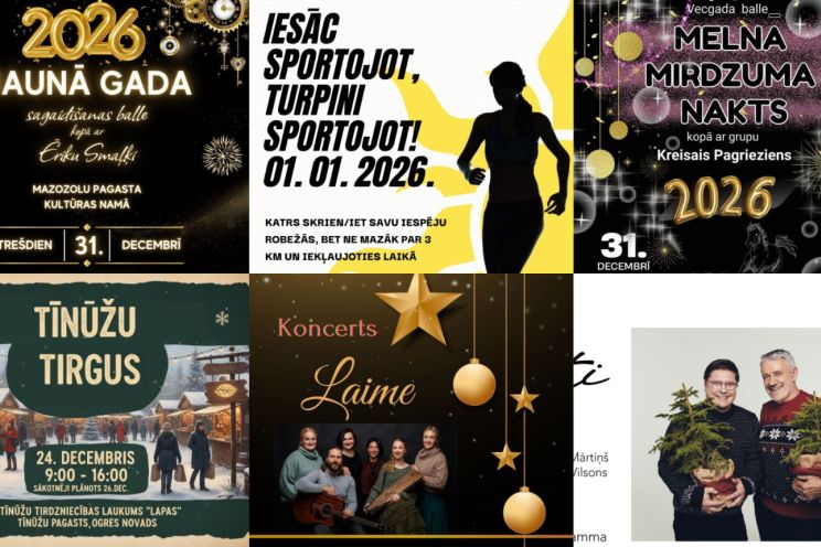 Attēls rakstam: Svētku brīvdienās Ogres novadā notiks dažādas balles, tirdziņi, koncerti un daudz citas aktivitātes