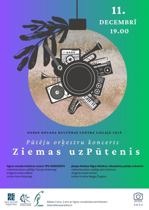 Pūtēju orķestra koncerts "Ziemas uzPūtenis"