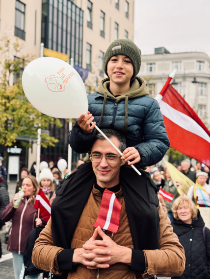 Foto: Baltijas valstu «Gājienā par dzīvību» piedalās arī Latvija