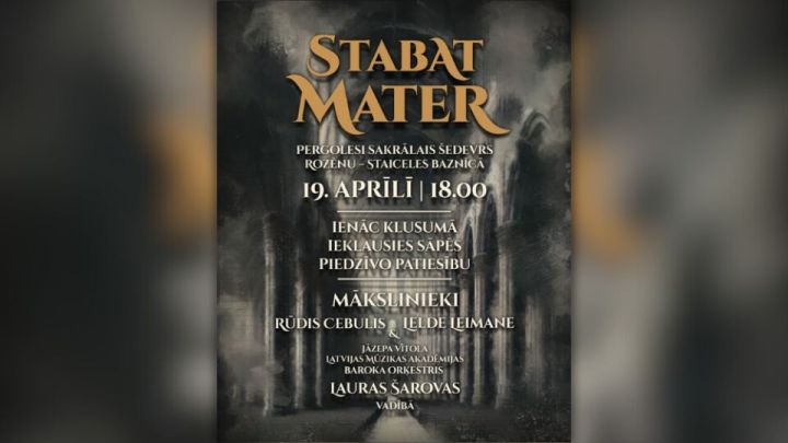 Lielajā Piektdienā “Stabat Mater” izskanēs Rozēnu – Staiceles Evaņģēliski luteriskajā baznīcā