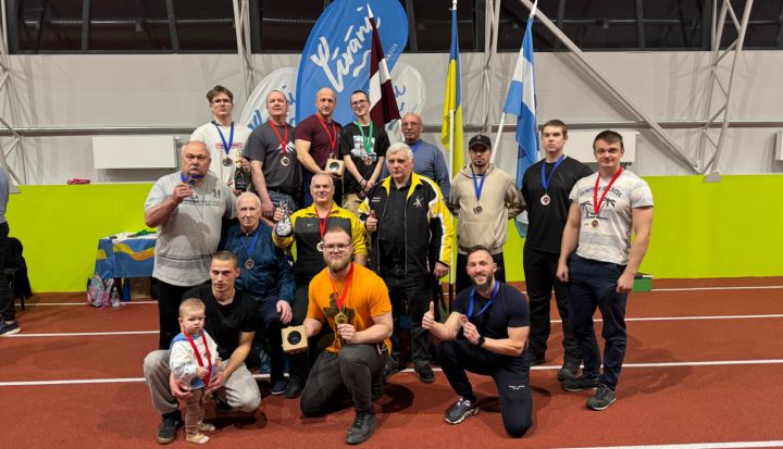 Sporta klubs "Rembate" ierindojas 2. vietā Latvijas kausa posmā spiešanā guļus