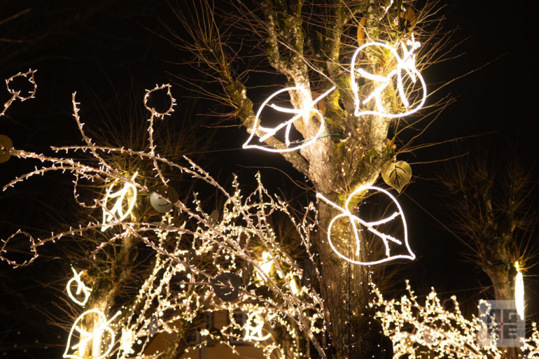 FOTO: Ogres novadā iemirdzas Ziemassvētku rotājumi un svētku egles