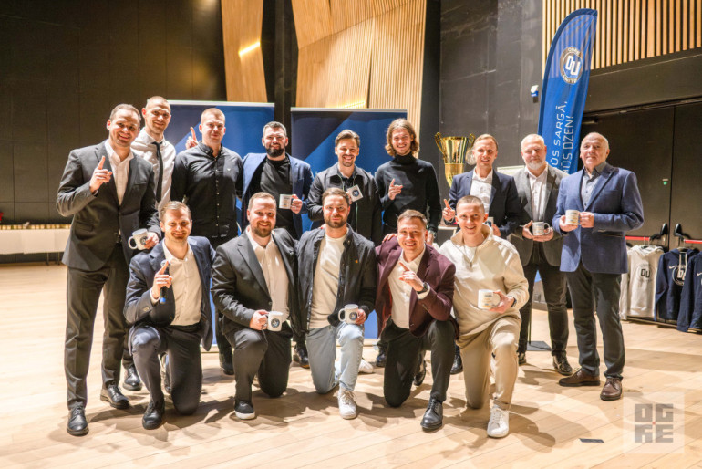 FOTO: Ogre United noslēdz vēsturisku sezonu