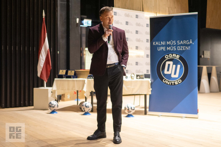 FOTO: Ogre United noslēdz vēsturisku sezonu