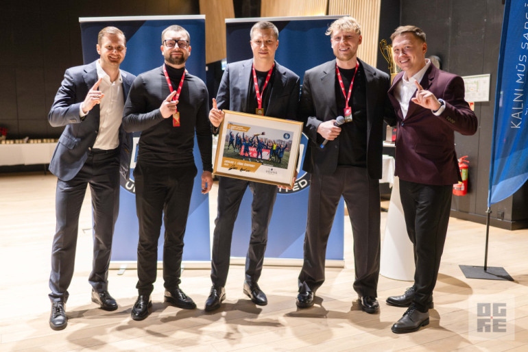 FOTO: Ogre United noslēdz vēsturisku sezonu