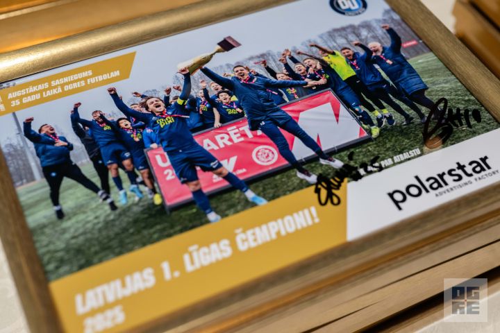 FOTO: Ogre United noslēdz vēsturisku sezonu