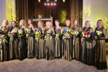 Attēls rakstam: Izskanējis Tomes Dāmu vokālā ansambļa 35 gadu jubilejas koncerts “Laiks iet”