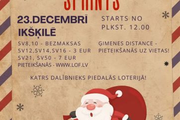 Attēls rakstam: Svētku priekšvakarā notiks Ikšķiles 5. Ziemassvētku sprints