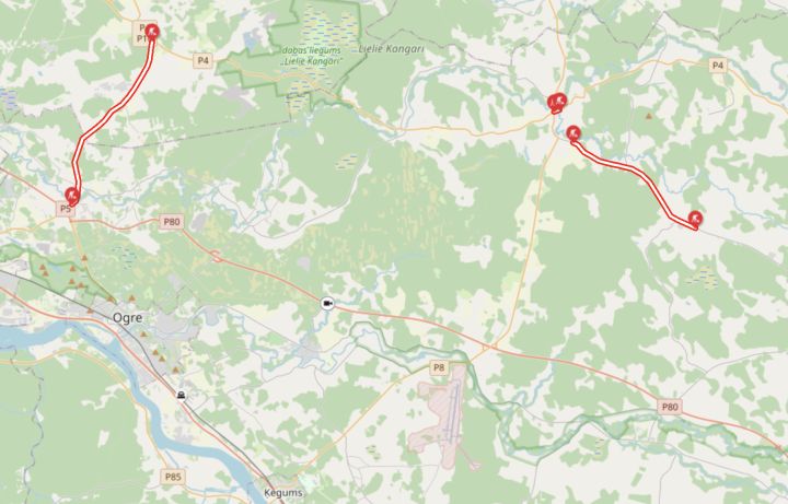 Būvdarbi turpinās 67 valsts ceļu posmos, tostarp trijos Ogres novadā