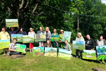 Attēls rakstam: Vasaru un rudeni aizvadīt ceļojot un gleznojot: Ogres novadā īstenots jauns kultūras notikums