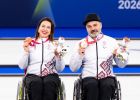 Attēls rakstam: Rožkova un Lasmans izcīna Latvijai pirmo medaļu ziemas paralimpiskajās spēlēs