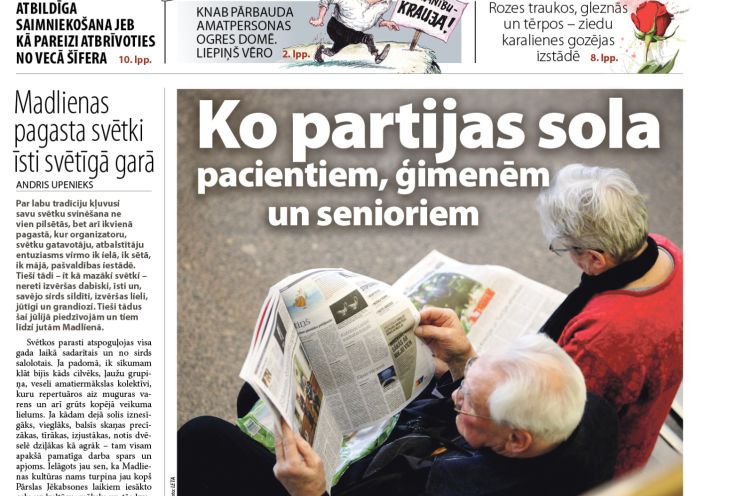 Attēls rakstam: Laikraksta "Ogres Vēstis Visiem" 24. jūlija numurā
