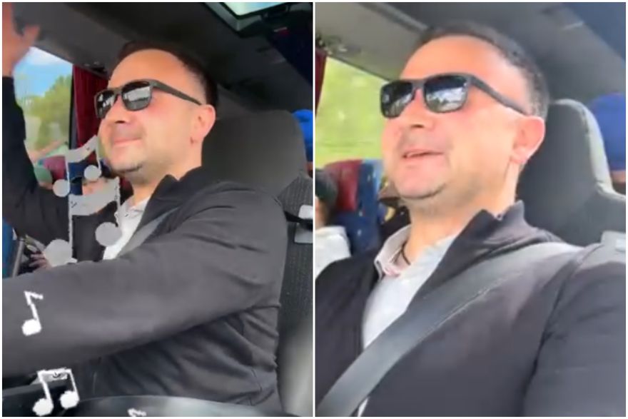 VIDEO. Dzied, uzmundrina un dara darbu no sirds: autobusa šofera Ginta publicētie video iekarojuši cilvēku sirdis