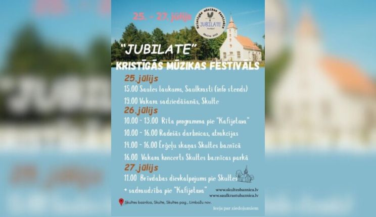 Attēls rakstam: Skultē gatavojas festivālam “Jubilate”