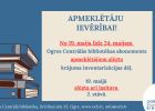 Attēls rakstam: Maija beigās Ogres Centrālās bibliotēkas abonements apmeklētājiem būs slēgts