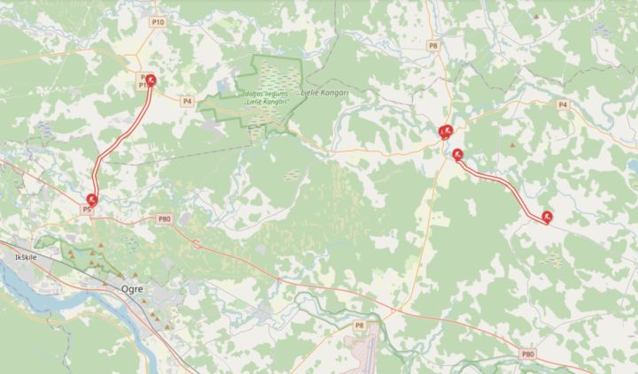Valstī ceļu remontdarbi notiek 60 posmos, tostarp trīs Ogres novadā