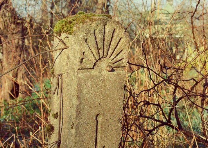 Ogres vēsturiskā žoga betona staba atklāšana