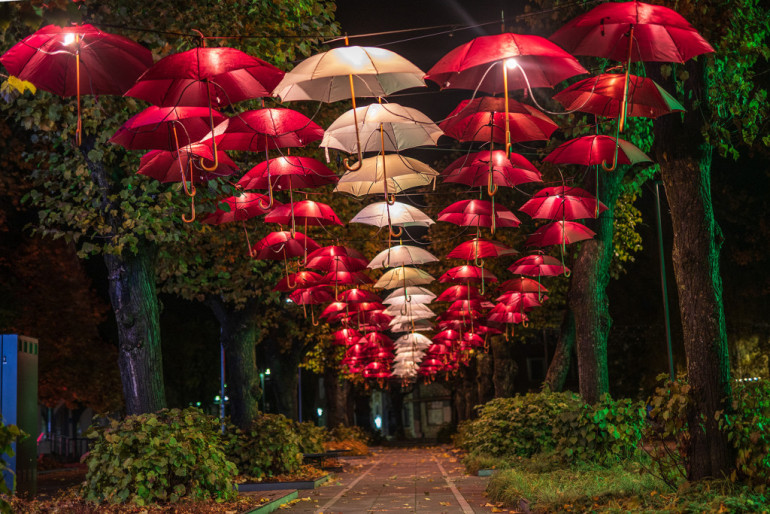 FOTO: Rudens vakars Ogres pilsētā