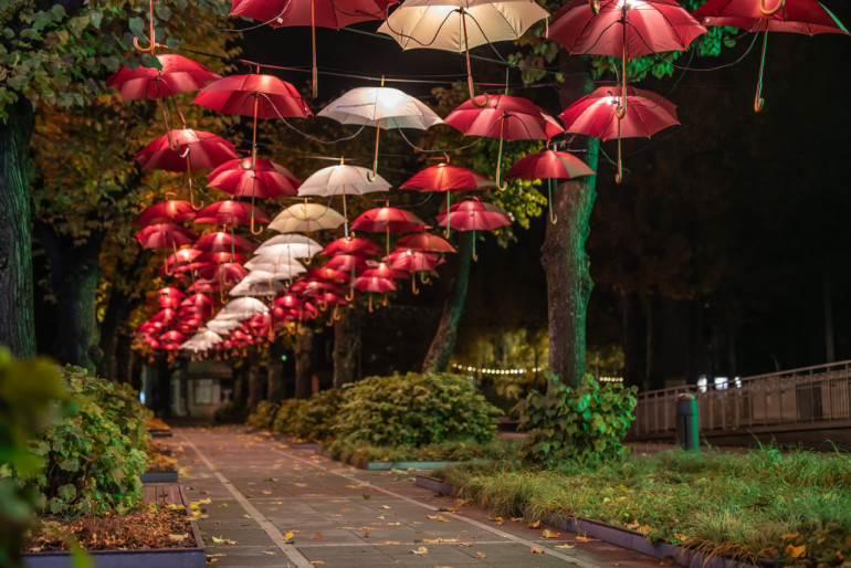 FOTO: Rudens vakars Ogres pilsētā