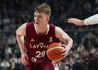 Attēls rakstam: Latvijas basketbola izlase pēdējā pārbaudes spēlē uzvar itāļus, ikšķilietim Šteinbergam trīs punkti