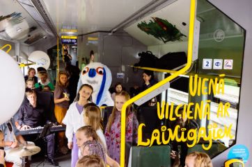 Attēls rakstam: Ogres stacijā apstāsies filmai "Laimīgie" veltīts īpašais vilciens
