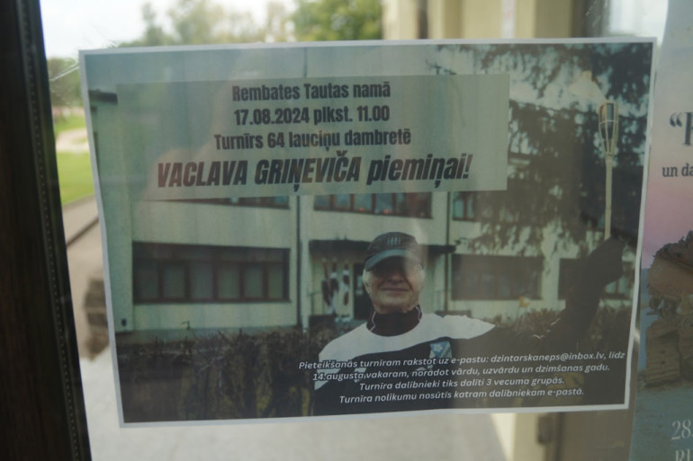 Vaclava Griņeviča piemiņas turnīrs 64 lauciņu dambretē