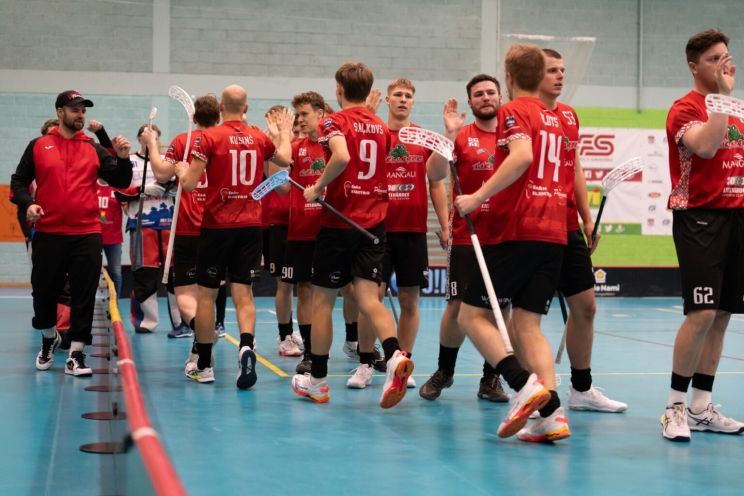 Attēls rakstam: “Lielvārde/Unihoc” 17 minūtēs sakauj “Bausku”