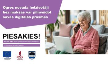 Attēls rakstam: Bezmaksas digitālo prasmju apmācības Ogres novadā – piesakies tagad!