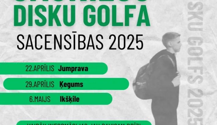 Attēls rakstam: Notiks jauniešu disku golfa sacensības