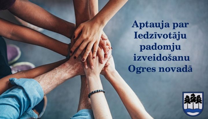 Aptauja par Iedzīvotāju padomju izveidošanu Ogres novadā