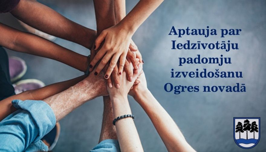 Aptauja par Iedzīvotāju padomju izveidošanu Ogres novadā