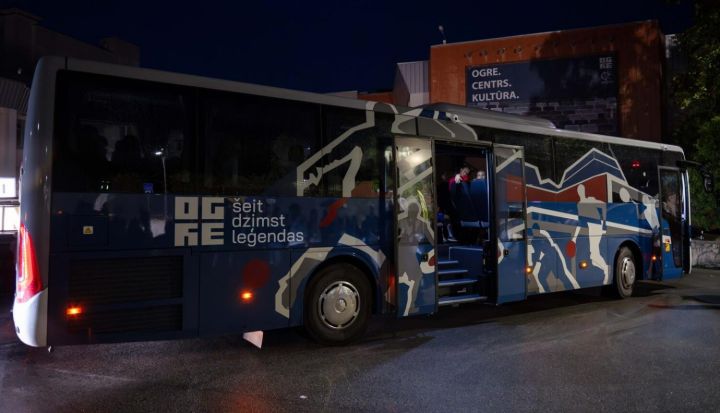 Ogres novada un pilsētas svētku ietvaros tika atklāts elektroautobuss