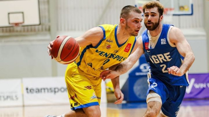Basketbola klubs “Ogre” pēdējā periodā netiek līdzi “Ventspilij”, sērijā – 0:2