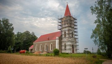 Attēls rakstam: Atjauno Seces baznīcas torņa fasādi