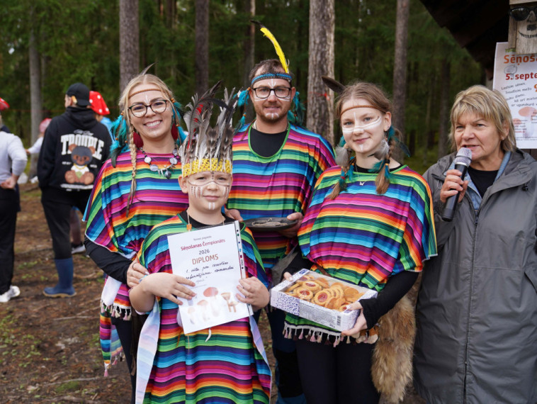 Sēņotāju paradīze Tomē - vienā rītā salasīti vairāk nekā 131 kilograms