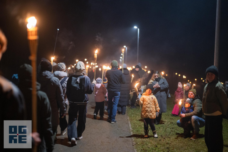 FOTO: Lāčplēša diena Ogrē